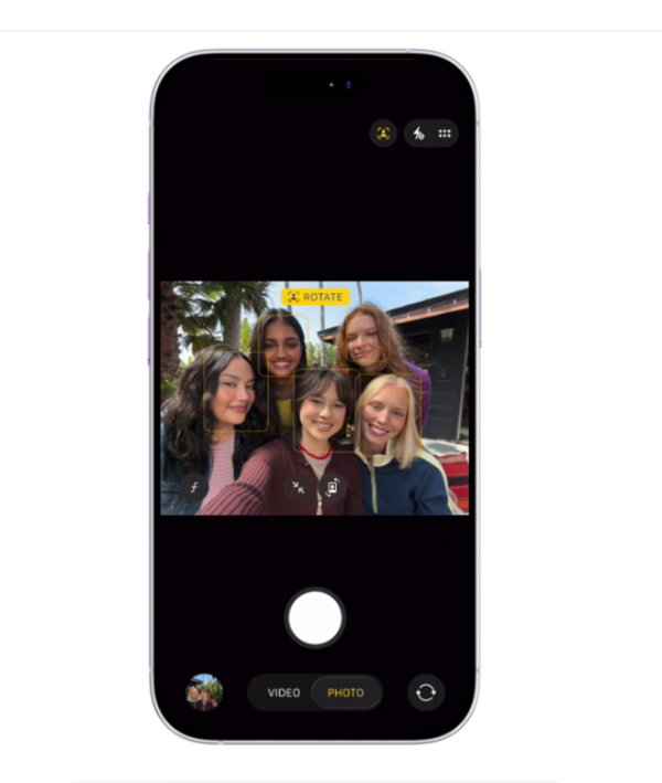 TechDogs-"An Image Showing The iPhone 17’s New Center Stage Camera Feature"